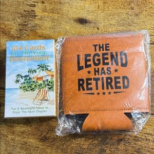 Retirement Card Set and Can Coozie